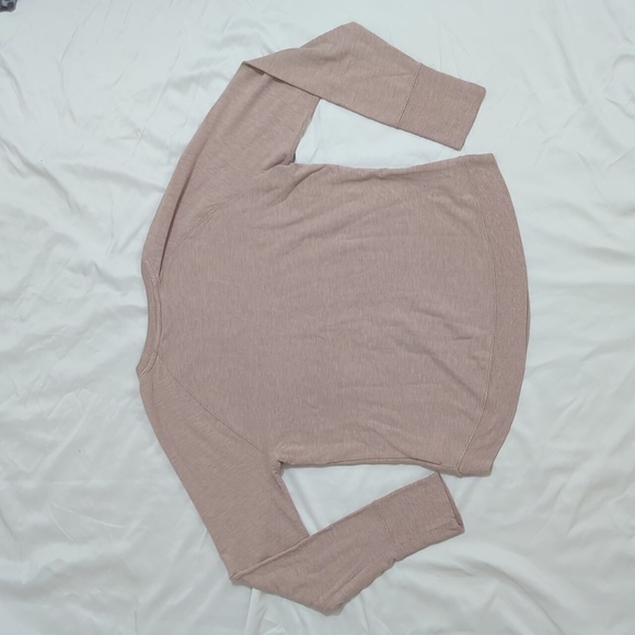 Athleta Mindset Pullover Sweatshirt, Color Mocha Latte Size SP - Picture 4 of 15